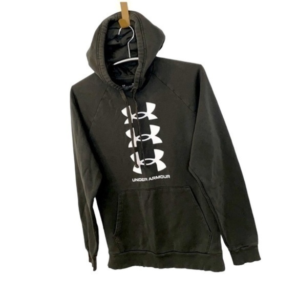 UNDER ARMOUR | Women’s UNDER ARMOUR Olive Green Pullover Hooded Sweatshirt - Picture 2 of 8